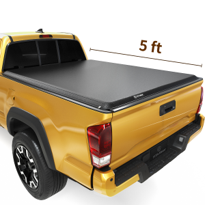 YITAMOTOR® 2005-2015 Toyota Tacoma Soft Roll Up Truck Bed Tonneau Cover ...