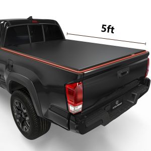 YITAMOTOR® 5 Ft Tonneau Cover Soft Tri-fold For 2016-2023 Toyota Tacoma ...