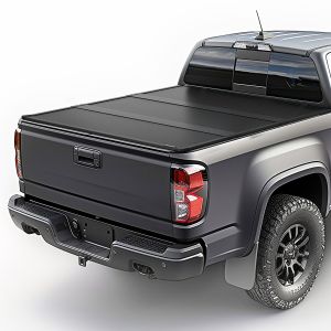 YITAMOTOR® FRP Hard Tri-fold Truck Bed Tonneau Cover Compatible With ...