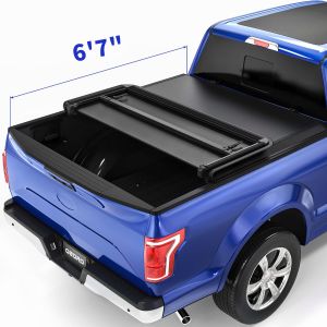 OEDRO® 6.5ft Soft Tri-fold Tonneau Cover For 2015-2024 Ford F-150 F150 ...