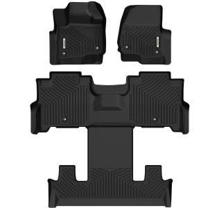 2018-2024 Ford Expedition Floor Mats with 2nd Row Bucket Seats