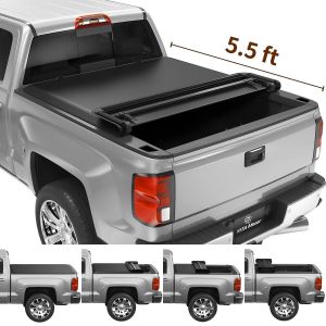 YITAMOTOR® Soft Quad Fold 2015-2024 Ford F-150, Styleside 5.5 Ft Bed ...