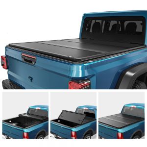 OEDRO 5FT FRP Hard Tri-fold Tonneau Cover Fold Truck Bed Covers ...