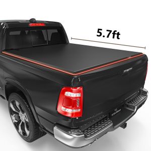 YITAMOTOR® 5.7FT Bed Tonneau Cover For 2003-2023 Dodge Ram 1500 2500 ...