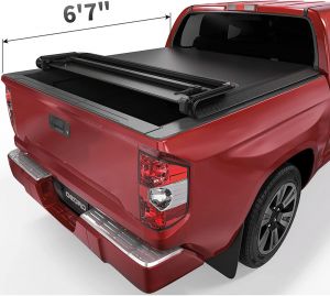 OEDRO® 6.5FT Soft Quad Fold Truck Bed Tonneau Cover for 2022-2024 ...