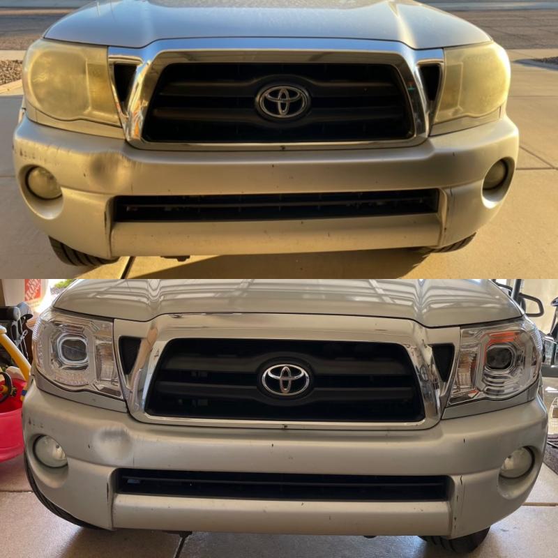 2005-2011 Toyota Tacoma LED Tube DRL Headlamps | OEDRO®