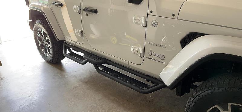 2018-2024 Jeep Wrangler JL Running Boards | Side steps nerf bars for Jeep