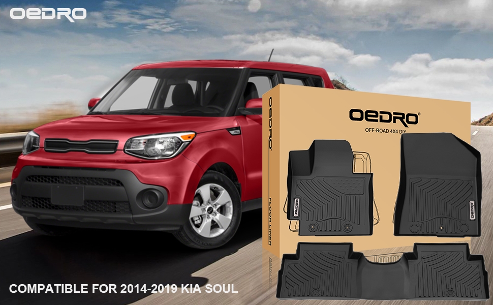 2014 2019 Kia Soul Floor Mats All Weather Floorliners Oedro