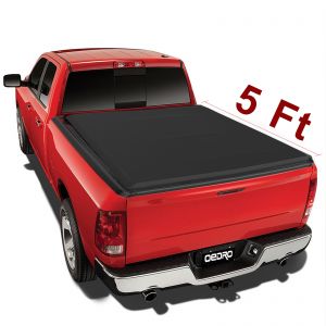 2019 Upgraded Soft Tri Fold Tonneau Cover 5ft Bed For Chevy Colorado Gmc Canyon Fleetside Oedro